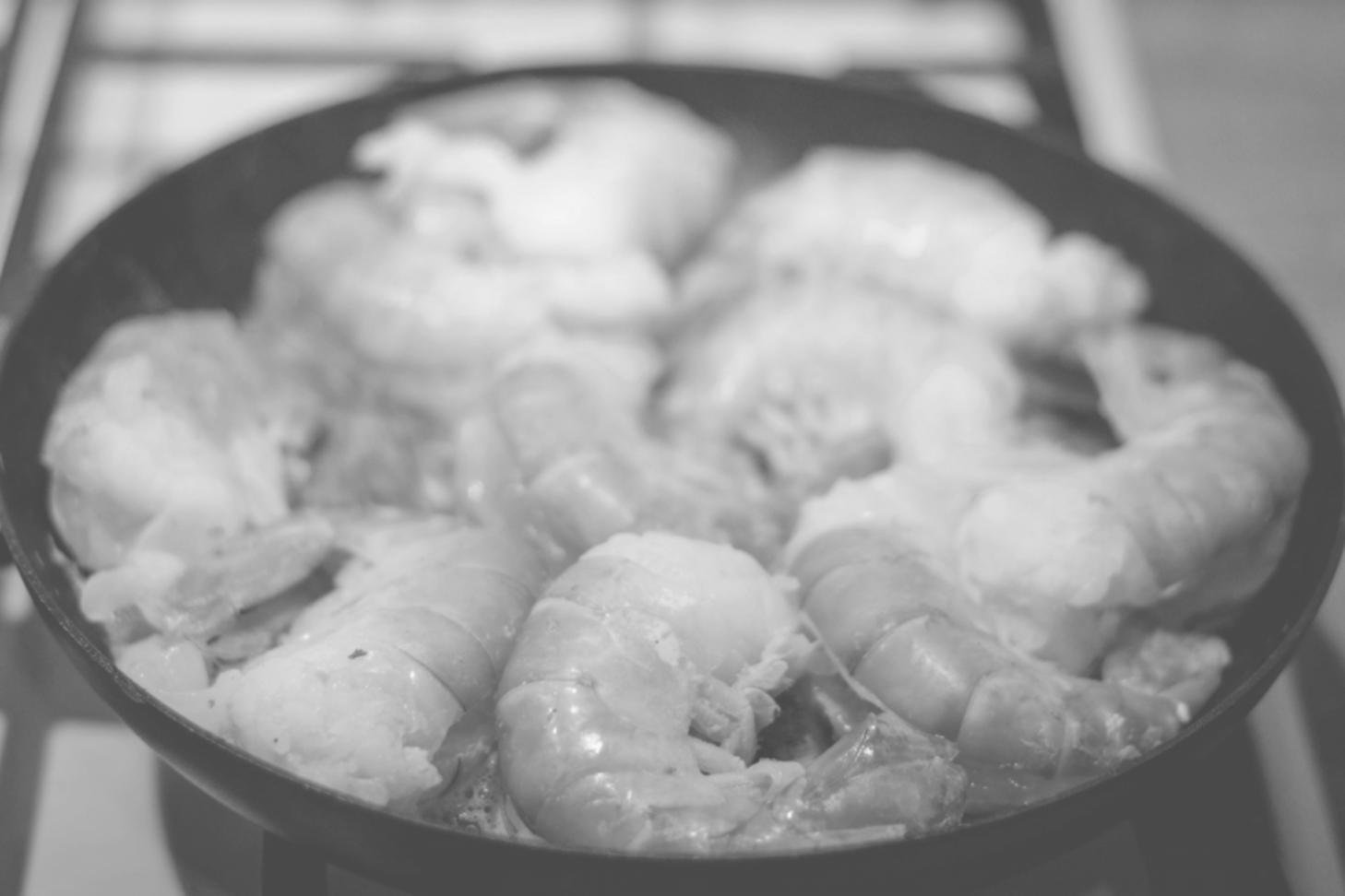 Colorful ingredients and cooking preparations from various culinary traditions